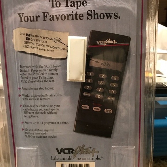 VCR Plus Instant Programmer (New) - Picture 2 of 2